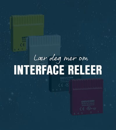 Interface releer fra Delcon