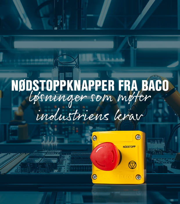 Baco nødstoppknapper