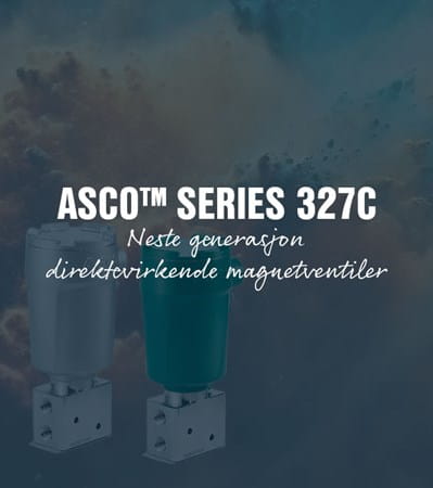 ASCO™ Serie 327C er neste generasjon direktevirkende magnetventiler